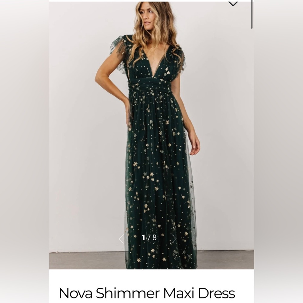 Nova Shimmer Maxi Dress